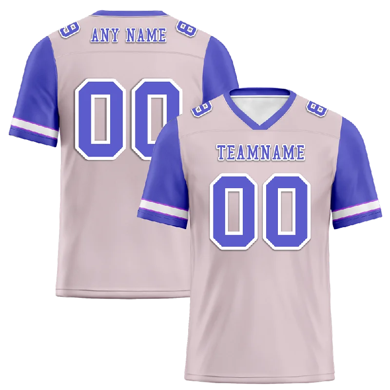 Soccer jersey for home and away games-Custom Pink Purple Two Tone Purple Personalized Authentic Football Jersey FBJ02-bc0f09c