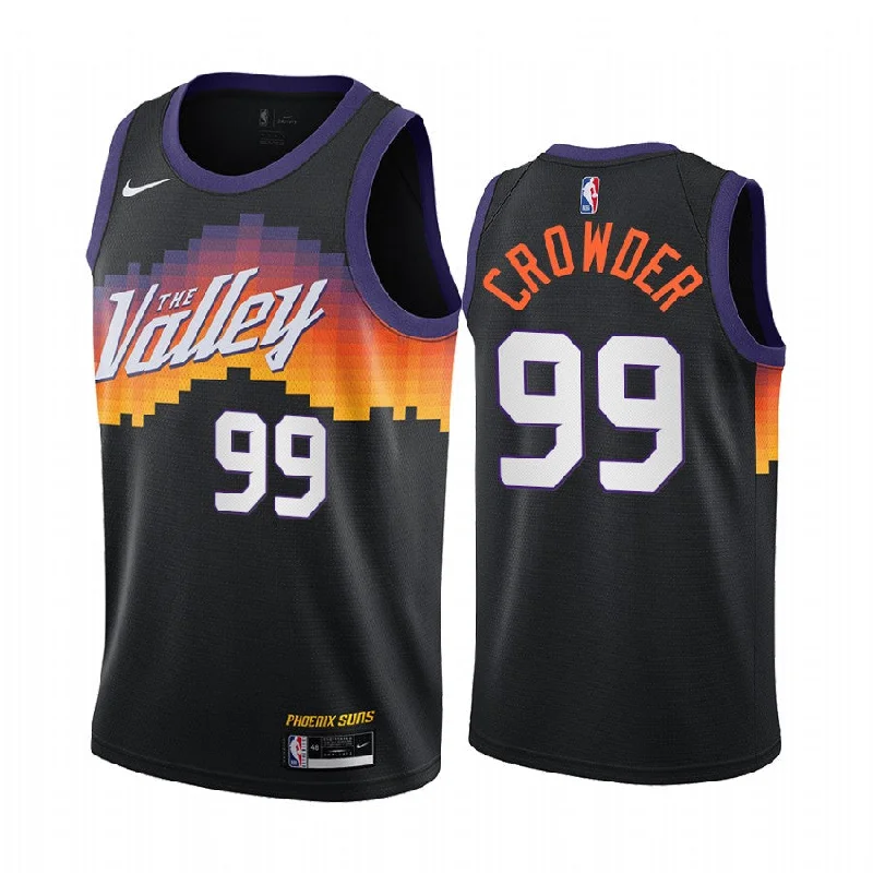 Soccer jersey with breathable fabric for all-day wear-Basketball jersey with breathable fabric for all-day wear-Jae Crowder Phoenix Suns Jersey