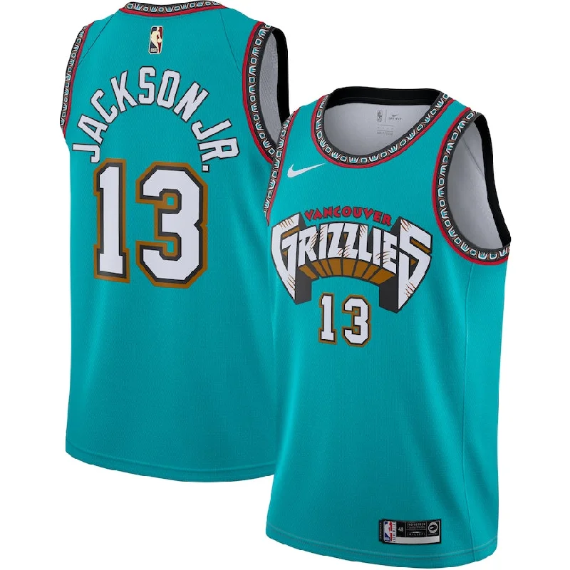 Soccer jersey with customizable stitching and patchwork-Basketball jersey with customizable stitching and patchwork-Jaren Jackson Jr Memphis Grizzlies Jersey