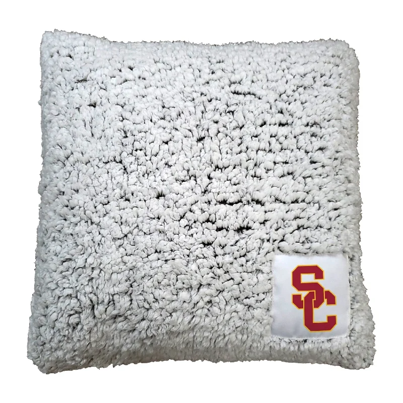 Soft team home textiles with embroidered logos-USC Frosty Pillow