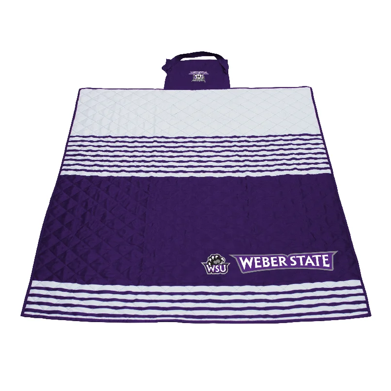 Team-themed bath towels for every fan-Weber State Outdoor Blanket