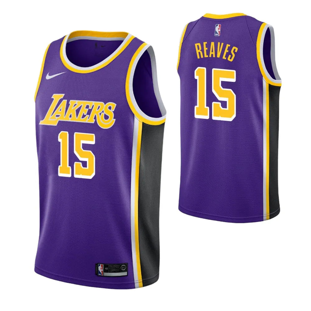 Retro-inspired soccer jersey with classic look-Retro-inspired basketball jersey with classic look-Austin Reaves Los Angeles Lakers Jersey