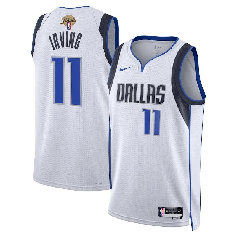 Custom soccer jersey with custom design options-Custom basketball jersey with custom design options-Kyrie Irving Dallas Mavericks NBA Finals 2024 Jersey