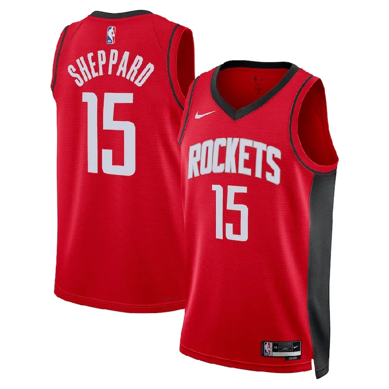 Personalized soccer jersey for school teams-Personalized basketball jersey for school teams-Reed Sheppard Houston Rockets Jersey