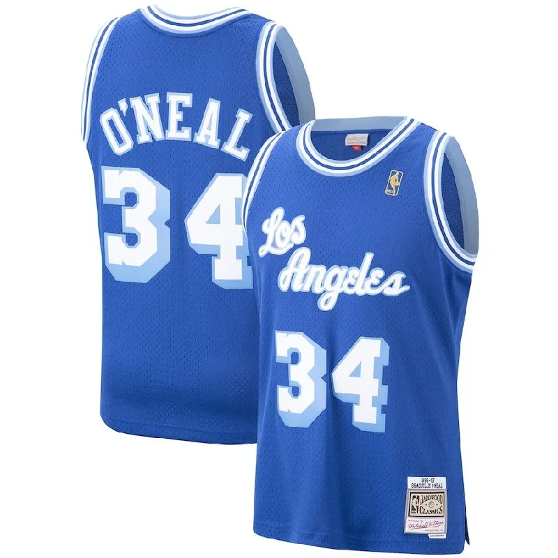 Soccer jersey with custom team branding-Basketball jersey with custom team branding-Shaquille O'Neal Los Angeles Lakers Jersey