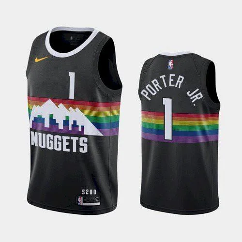 Soccer jersey with breathable fabric for all-day wear-Basketball jersey with breathable fabric for all-day wear-Michael Porter Jr Denver Nuggets City Edition Jersey