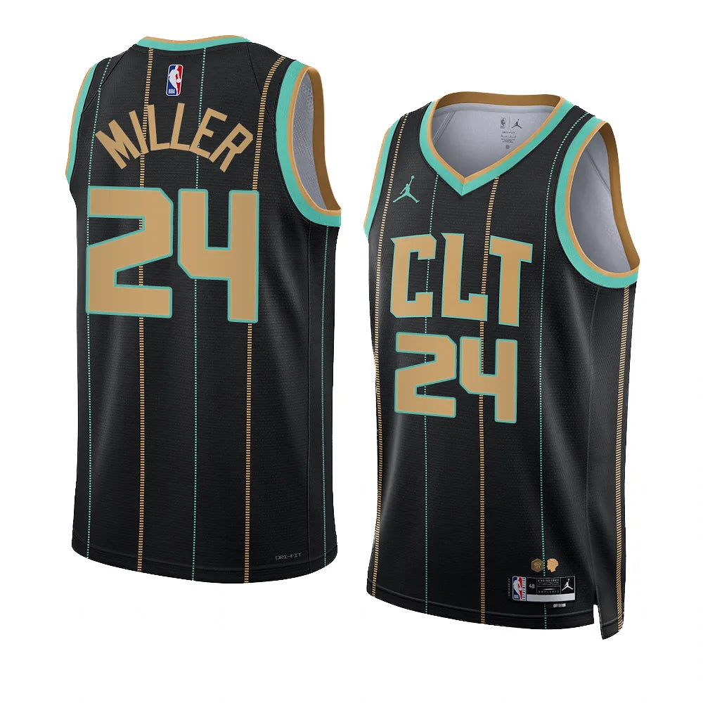 Custom soccer jersey for both indoor and outdoor games-Custom basketball jersey for both indoor and outdoor games-Brandon Miller Charlotte Hornets Jersey