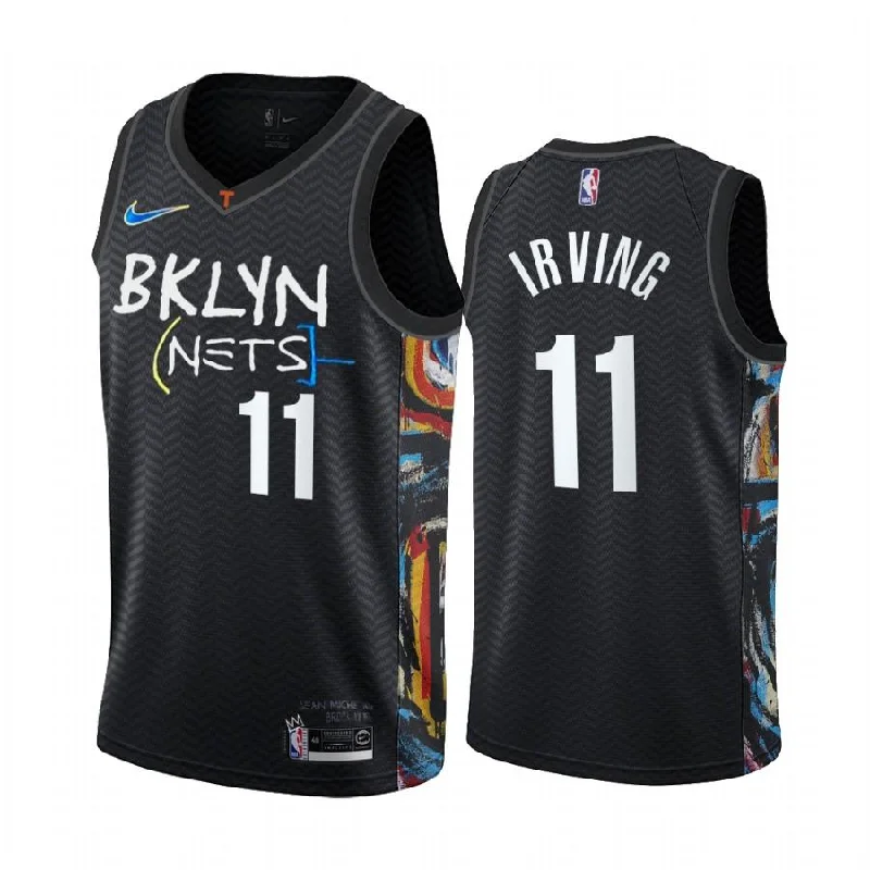 Retro-inspired soccer jersey with classic look-Retro-inspired basketball jersey with classic look-KYRIE IRVING BROOKLYN NETS 2020-21 CITY EDITION JERSEY