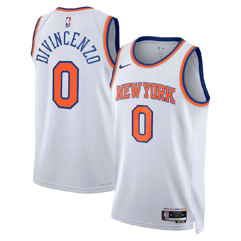 Personalized soccer jersey for team photo sessions-Personalized basketball jersey for team photo sessions-Donte DiVincenzo New York Knicks Jersey