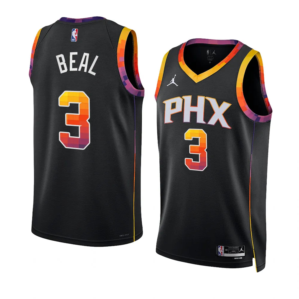 Custom soccer jersey for fan merchandise-Custom basketball jersey for fan merchandise-Bradley Beal Phoenix Suns Jersey