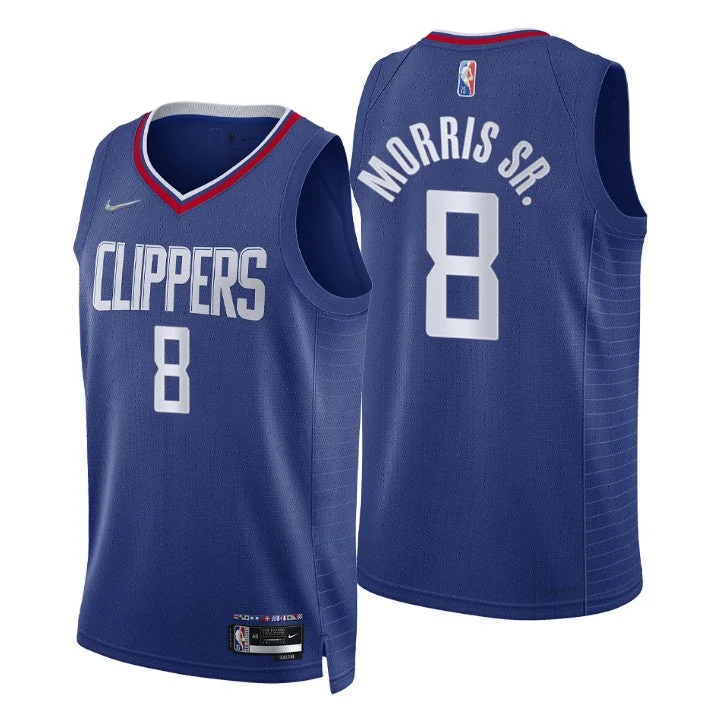 Custom soccer jersey for corporate team events-Custom basketball jersey for corporate team events-Marcus Morris Sr Los Angeles Clippers Jersey