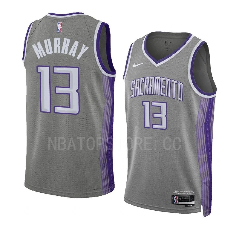 Personalized soccer jersey for casual outings-Personalized basketball jersey for casual outings-Keegan Murray Sacramento Kings Jersey