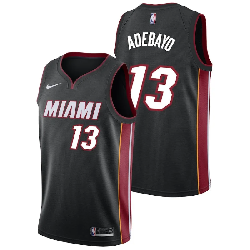 Soccer jersey with stylish details for fans-Basketball jersey with stylish details for fans-Bam Adebayo Miami Heat Jersey