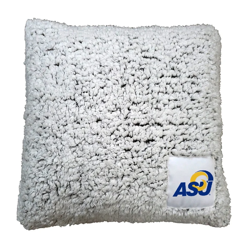 Team home textiles with energy-boosting team spirit-Angelo State Frosty Throw Pillow