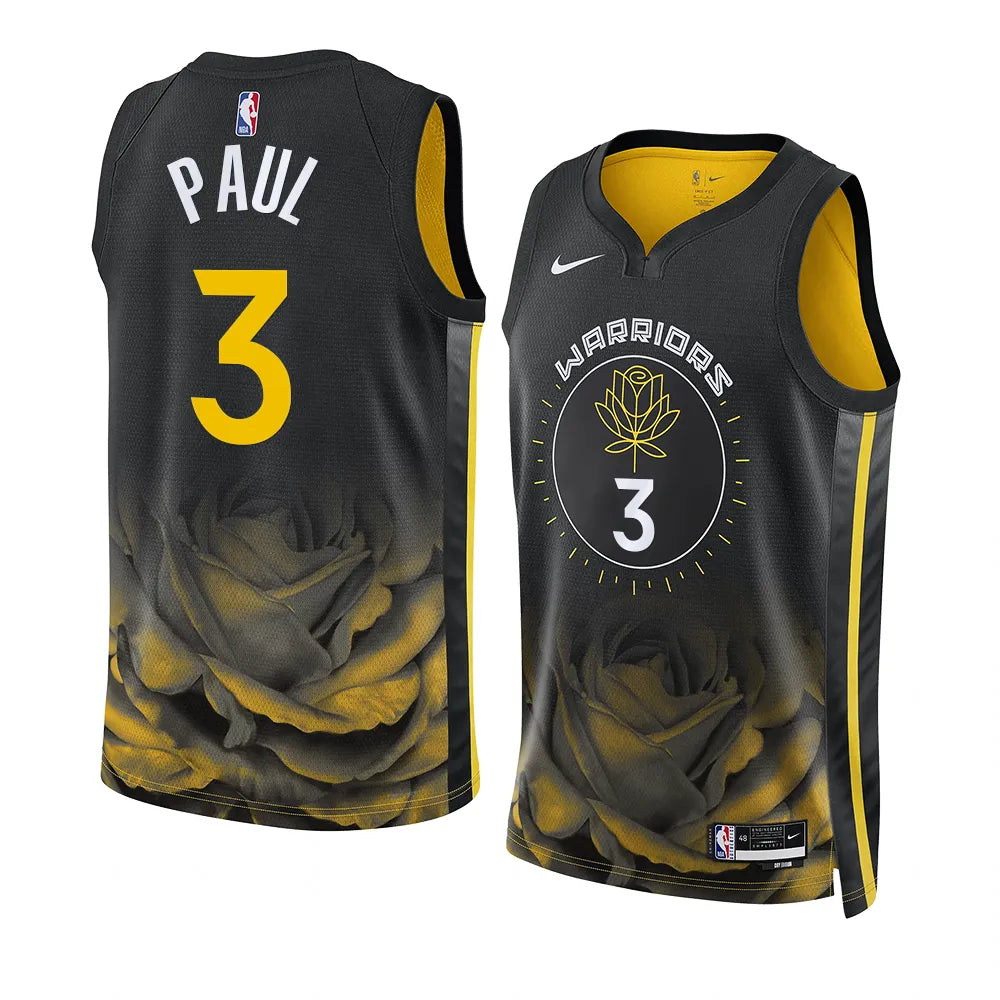 High-quality soccer jerseys for youth teams-High-quality basketball jerseys for youth teams-Chris Paul Golden State Warriors Jersey