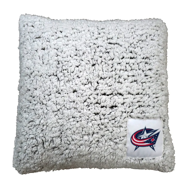 Team home textiles with vibrant team designs-Columbus Blue Jackets Frosty Pillow