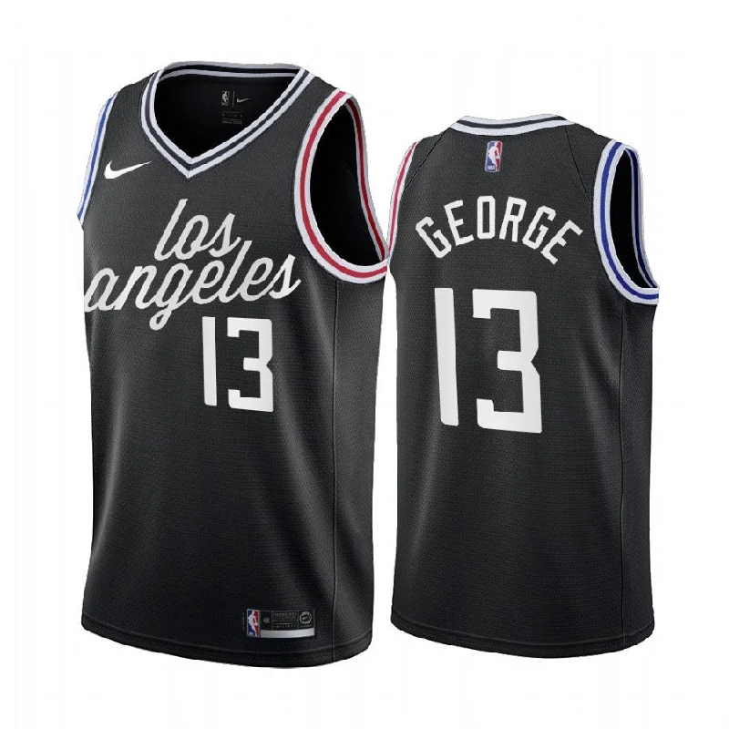 Custom soccer jersey for tournaments and competitions-Custom basketball jersey for tournaments and competitions-Paul George Los Angeles Clippers Jersey