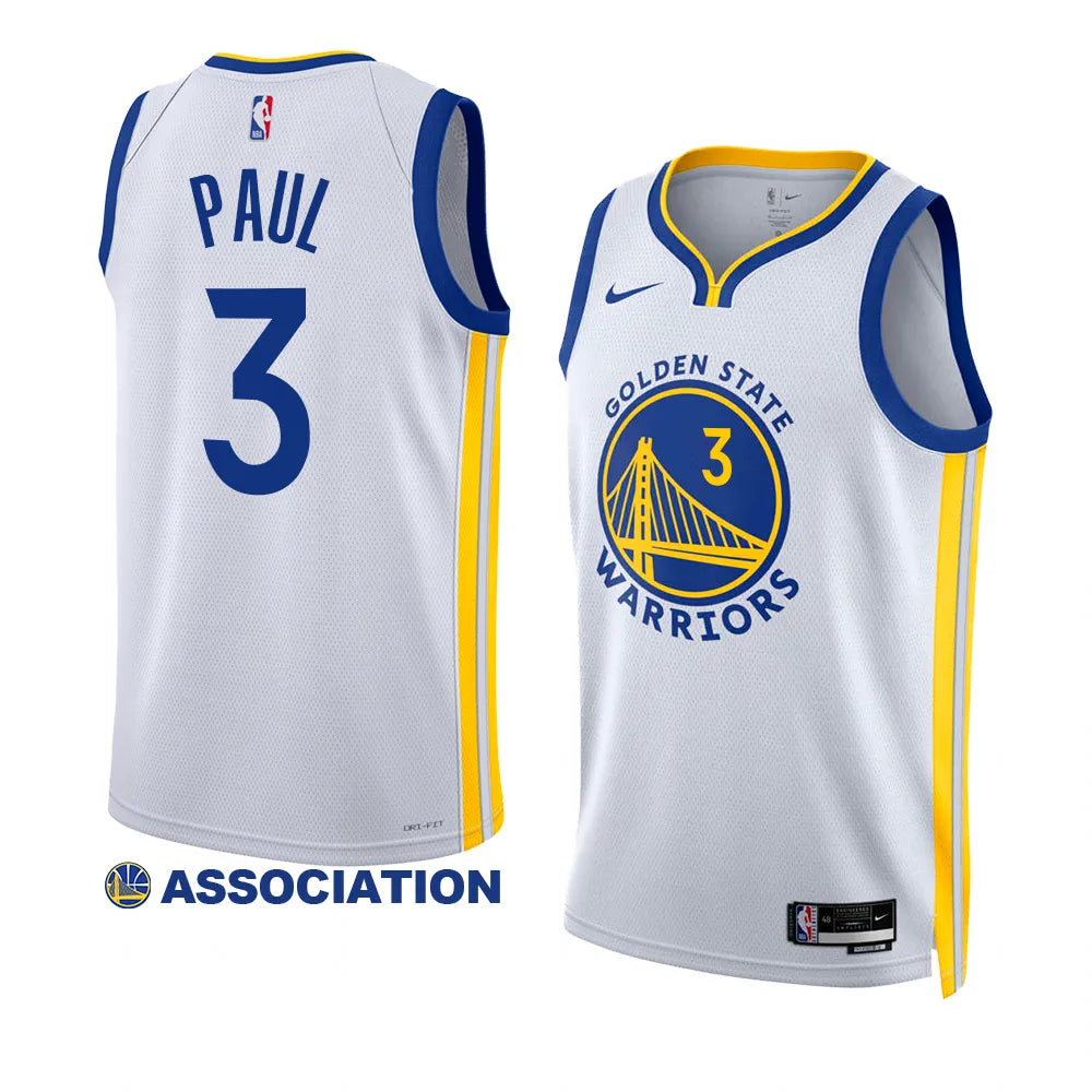 Soccer jersey for all team sizes and ages-Basketball jersey for all team sizes and ages-Chris Paul Golden State Warriors Jersey