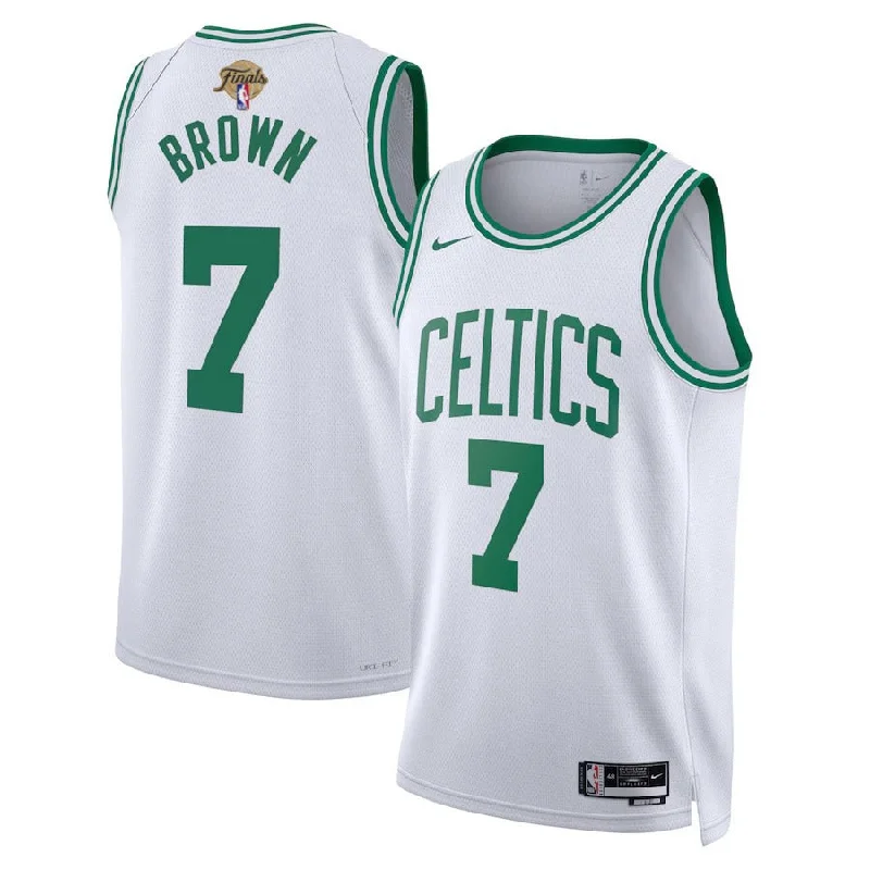 Custom soccer jersey for sports teams-Custom basketball jersey for sports teams-Jaylen Brown Boston Celtics NBA Finals 2024 Jersey