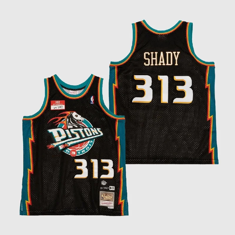 Custom soccer jersey for corporate team events-Custom basketball jersey for corporate team events-EMINEM X DETROIT PISTONS SWINGMAN JERSEY