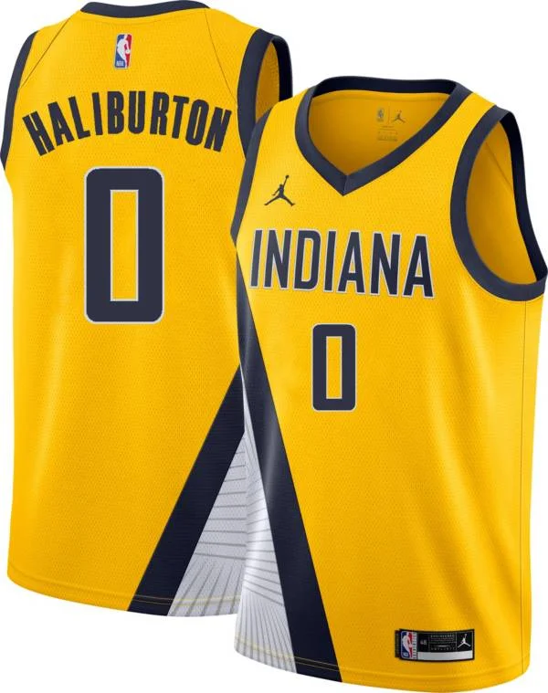 Custom soccer jersey with contemporary designs-Custom basketball jersey with contemporary designs-Tyrese Haliburton Indiana Pacers Jersey