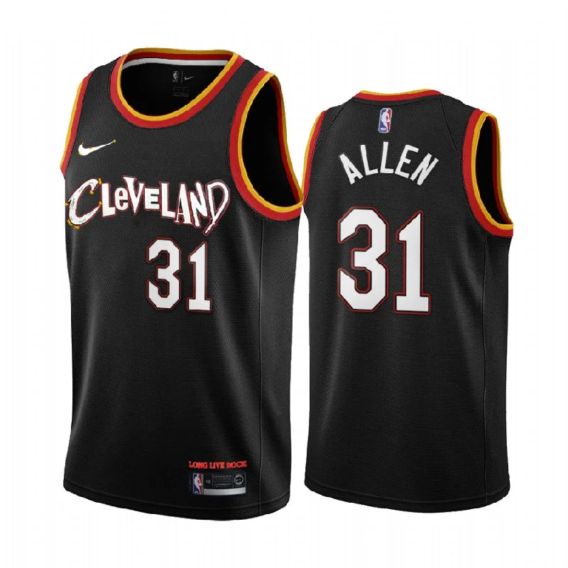 Custom soccer jersey with sleek modern lines-Custom basketball jersey with sleek modern lines-Jarrett Allen Cleveland Cavaliers Jersey