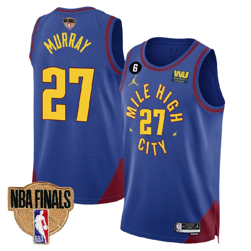 Personalized soccer jersey with player names and designs-Personalized basketball jersey with player names and designs-Jamal Murray Denver Nuggets NBA Finals Jersey