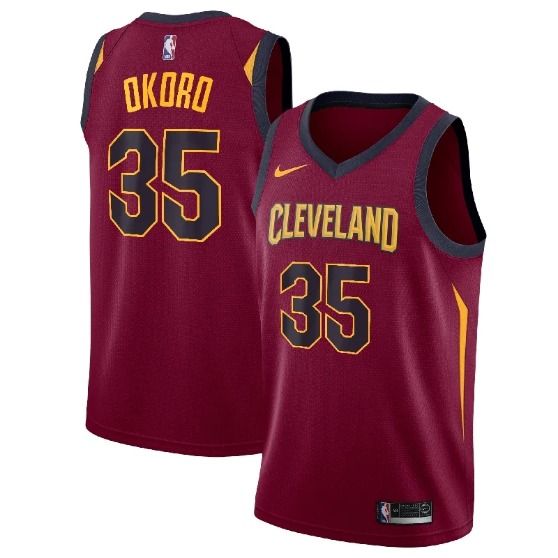 Custom soccer jersey for fan merchandise-Custom basketball jersey for fan merchandise-Isaac Okoro Cleveland Cavaliers Jersey