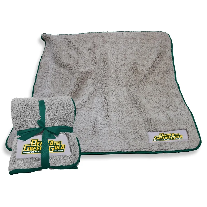 Custom team bedspreads for a winning team atmosphere-Norfolk State University Frosty Fleece