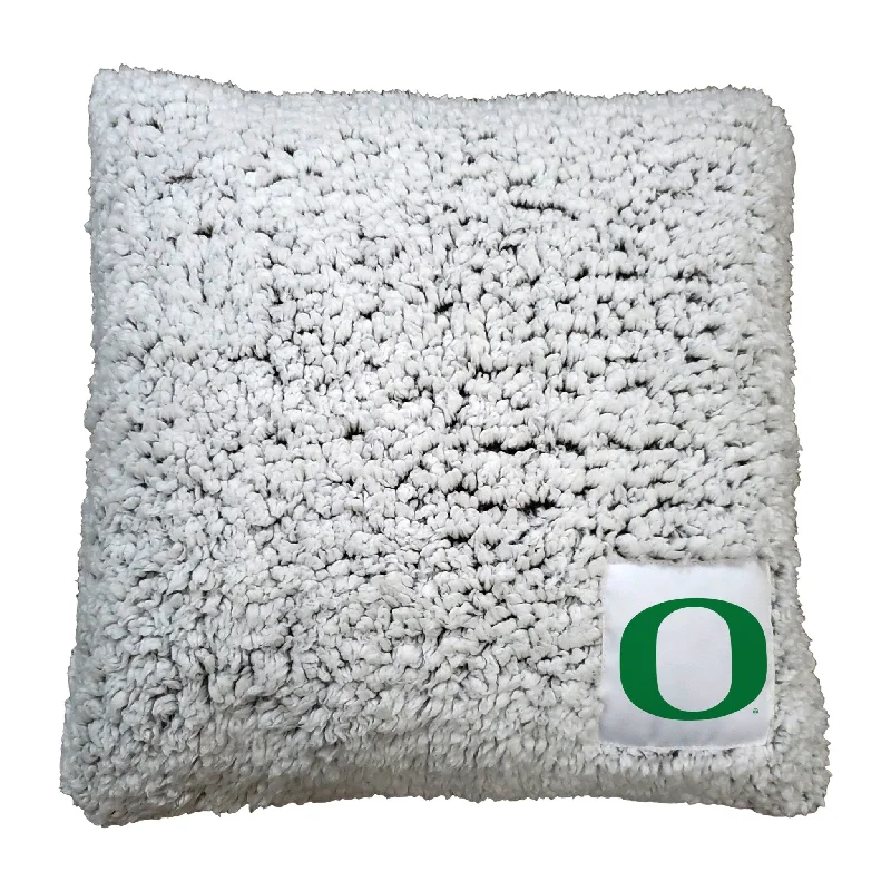 Team home textiles with functional designs for sports fans-Oregon Frosty Throw Pillow