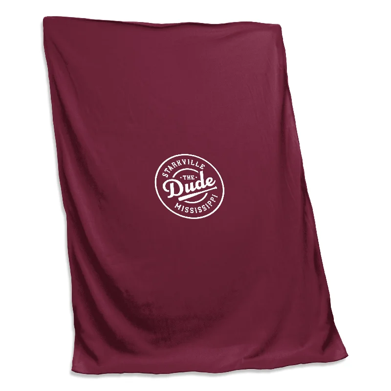 Soft team home textiles for ultimate comfort and style-Mississippi State The Dude Screened Sweatshirt Blanket