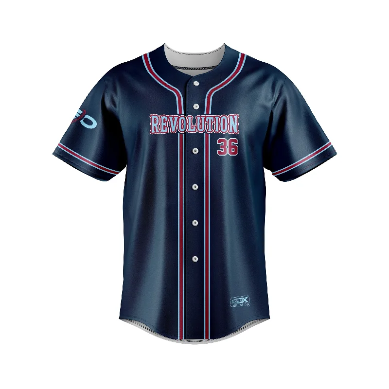 Custom team baseball jersey for youth players-SOBA Full Button Baseball Jersey MANDATORY ITEM