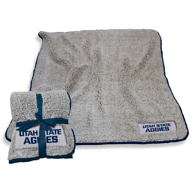 Personalized team home textiles for family and friends-Utah State Frosty Fleece