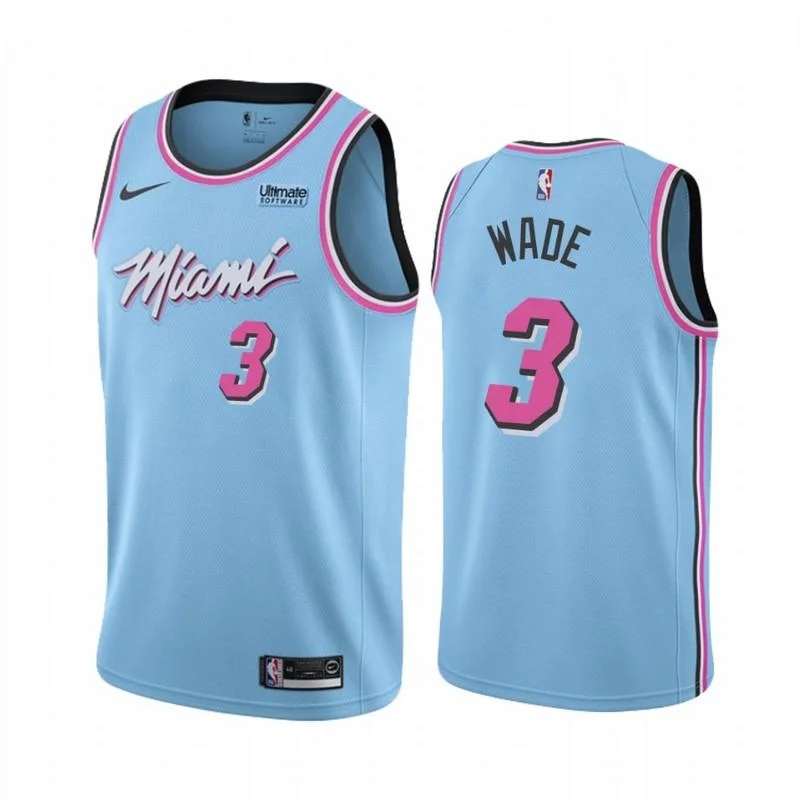 Custom soccer jersey with high-performance fabric-Custom basketball jersey with high-performance fabric-Dwyane Wade Miami Heat 2020-21 City Edition Jersey