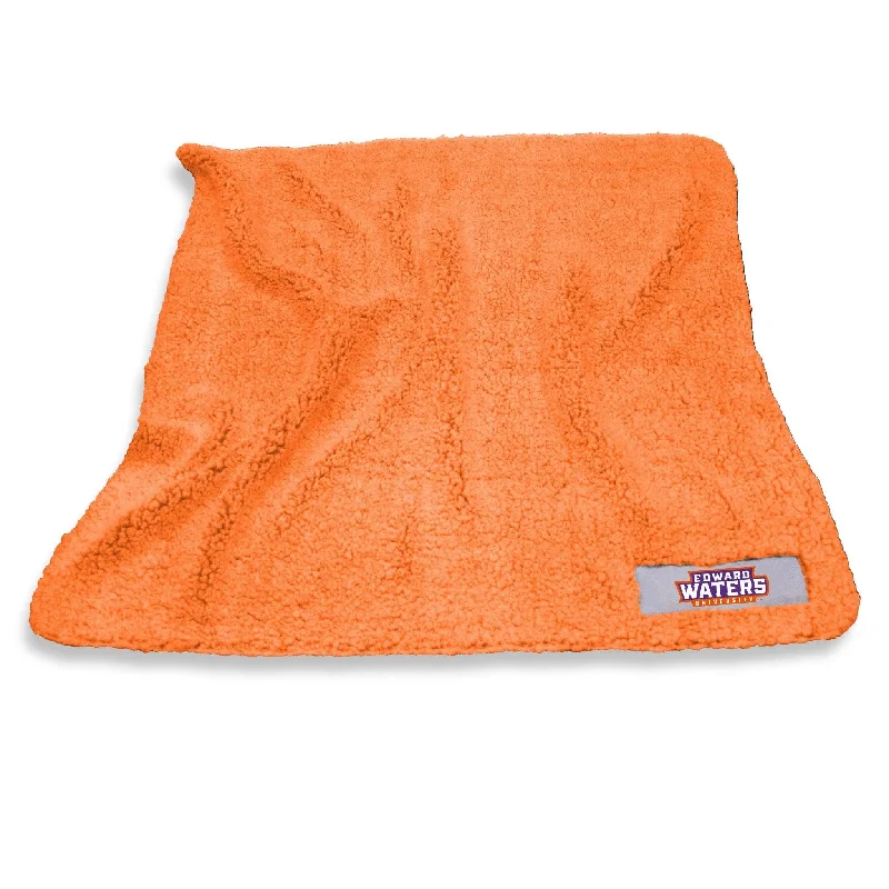 Team home textiles with lightweight material for comfort-Ed Waters College Orange Color Frosty Fleece