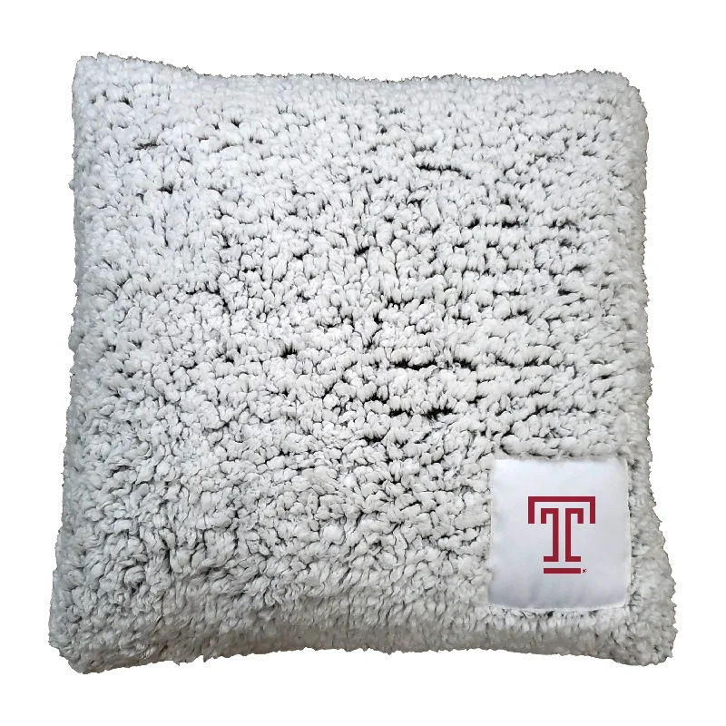 Personalized team home textiles for corporate gifts-Temple Frosty Throw Pillow