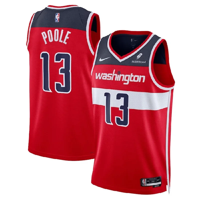 Custom soccer jersey for casual sports lovers-Custom basketball jersey for casual sports lovers-Jordan Poole Washington Wizards Jersey