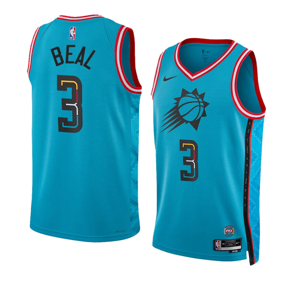 Soccer jersey with custom team branding-Basketball jersey with custom team branding-Bradley Beal Phoenix Suns Jersey