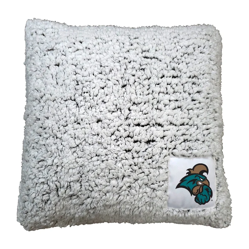 Team-themed home textiles for the ultimate fan experience-Coastal Carolina Frosty Throw Pillow