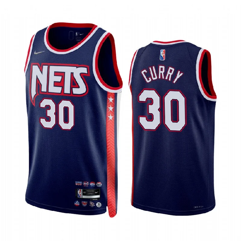 Soccer jersey for home and away games-Basketball jersey for home and away games-Seth Curry Brooklyn Nets Jersey (HEAT PRESSED)