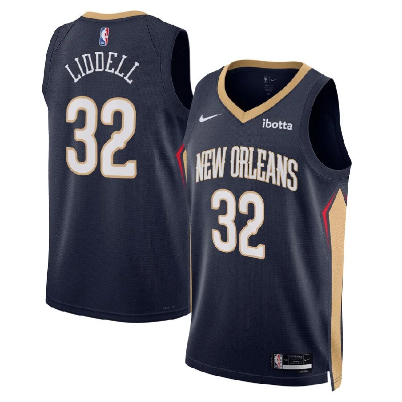 Retro-style soccer jersey with team branding-Retro-style basketball jersey with team branding-EJ Liddell New Orleans Pelicans Jersey