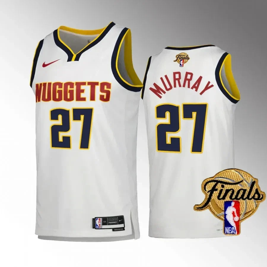 Soccer jersey for home and away games-Basketball jersey for home and away games-Jamal Murray Denver Nuggets NBA Finals Jersey