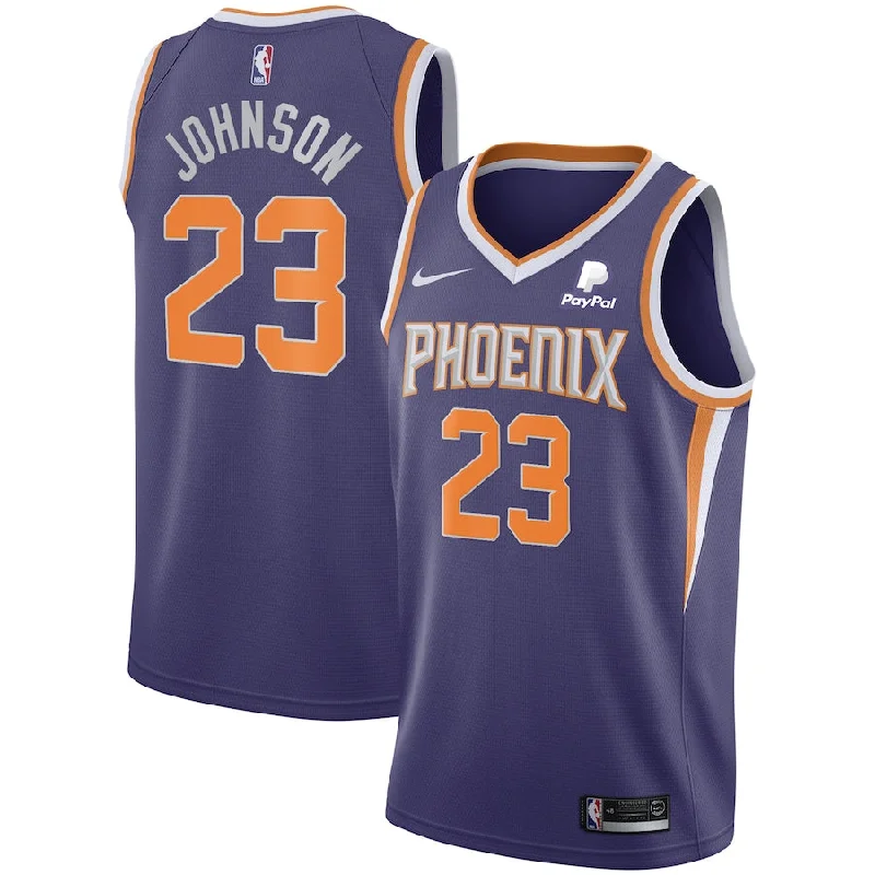 Custom soccer jersey with high-performance fabric-Custom basketball jersey with high-performance fabric-Cameron Johnson Phoenix Suns Jersey