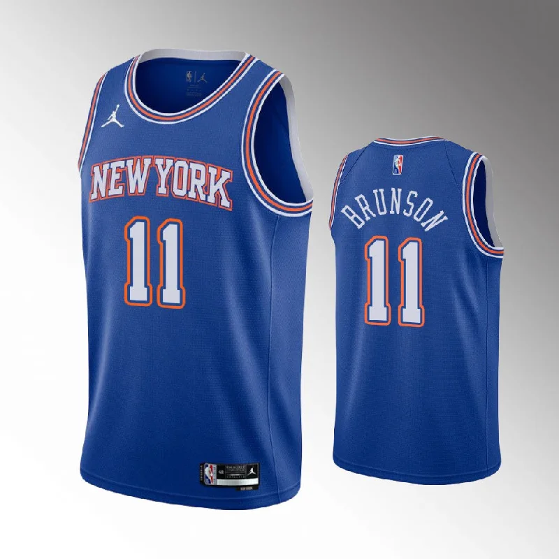 Soccer jersey for sports enthusiasts and collectors-Basketball jersey for sports enthusiasts and collectors-Jalen Brunson New York Knicks Jersey