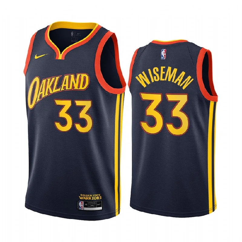 Soccer jersey with moisture-wicking fabric for comfort-Basketball jersey with moisture-wicking fabric for comfort-James Wiseman Golden State Warriors Jersey