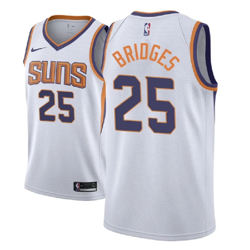 Custom soccer jersey for casual sports lovers-Custom basketball jersey for casual sports lovers-Mikal Bridges Phoenix Suns Jersey