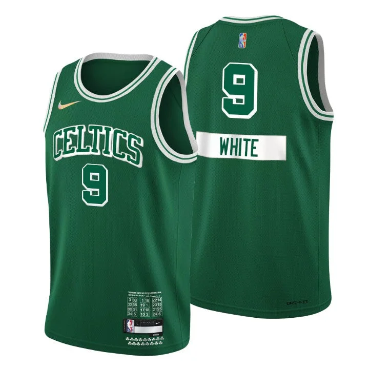 Personalized soccer jersey with embroidered logo-Personalized basketball jersey with embroidered logo-Derrick White Boston Celtics Jersey