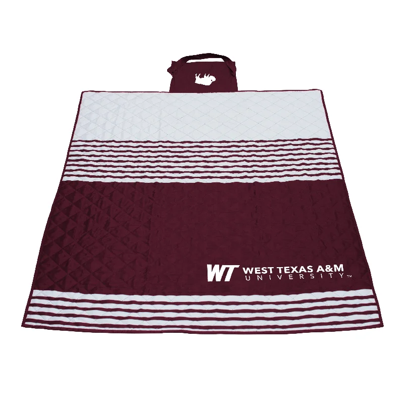 Custom team throws for cozy nights watching the game-West Texas A&M Outdoor Blanket