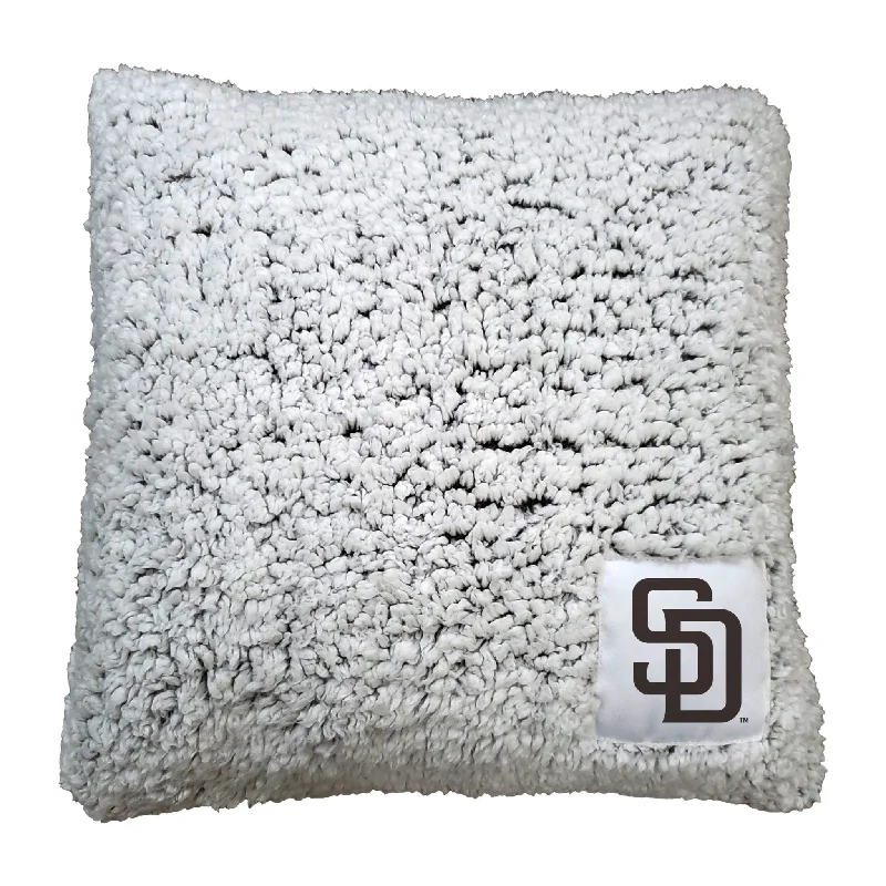 Team home textiles for home sports enthusiasts-San Diego Padres Frosty Throw Pillow