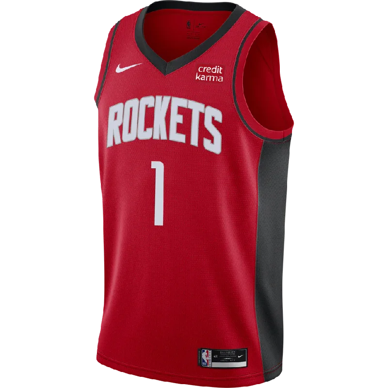 Custom soccer jersey for league championships-Custom basketball jersey for league championships-Jabari Smith Jr Houston Rockets Jersey